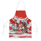 Personalised Sydney Swans ANZAC Apron Military Remembrance Australian Football Mascot Camouflage