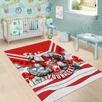 Personalised Sydney Swans ANZAC Area Rug Military Remembrance Australian Football Mascot Camouflage