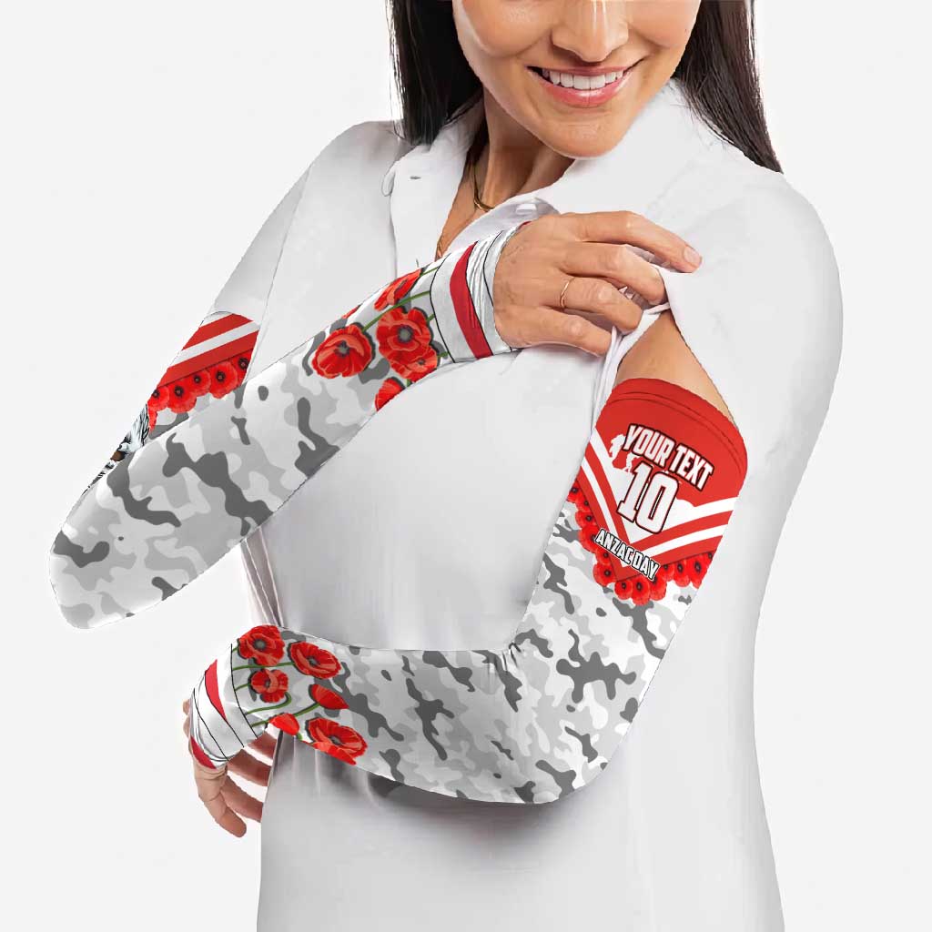 Personalised Sydney Swans ANZAC Arm Sleeves Military Remembrance Australian Football Mascot Camouflage