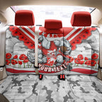 Personalised Sydney Swans ANZAC Back Car Seat Cover Military Remembrance Australian Football Mascot Camouflage