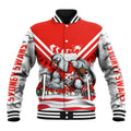 Personalised Sydney Swans ANZAC Baseball Jacket Military Remembrance Australian Football Mascot Camouflage