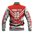 Personalised Sydney Swans ANZAC Baseball Jacket Military Remembrance Australian Football Mascot Camouflage