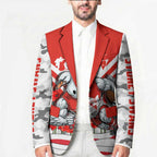 Personalised Sydney Swans ANZAC Blazer Military Remembrance Australian Football Mascot Camouflage