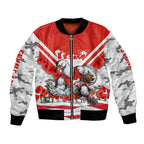 Personalised Sydney Swans ANZAC Bomber Jacket Military Remembrance Australian Football Mascot Camouflage