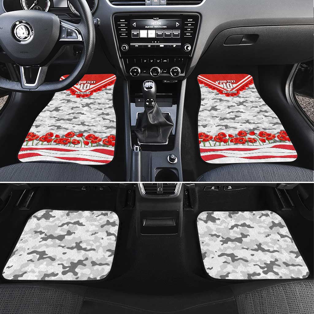 Personalised Sydney Swans ANZAC Car Mats Military Remembrance Australian Football Mascot Camouflage