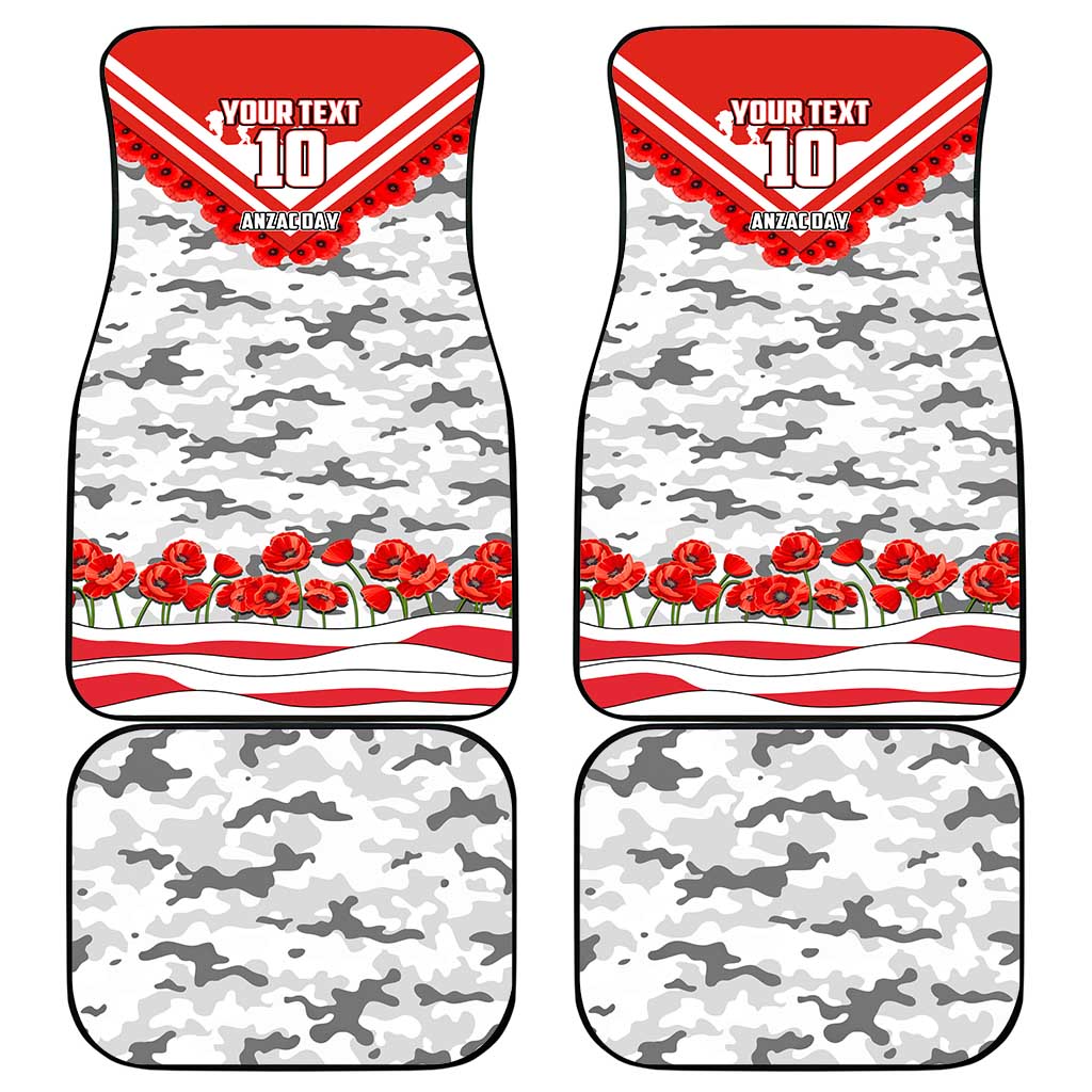 Personalised Sydney Swans ANZAC Car Mats Military Remembrance Australian Football Mascot Camouflage