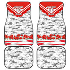Personalised Sydney Swans ANZAC Car Mats Military Remembrance Australian Football Mascot Camouflage