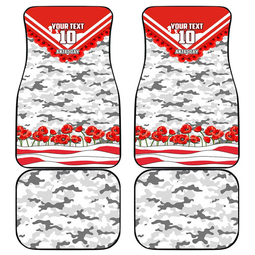 Personalised Sydney Swans ANZAC Car Mats Military Remembrance Australian Football Mascot Camouflage