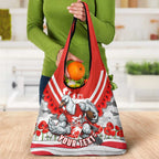 Personalised Sydney Swans ANZAC Grocery Bag Military Remembrance Australian Football Mascot Camouflage