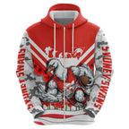 Personalised Sydney Swans ANZAC Hoodie Military Remembrance Australian Football Mascot Camouflage