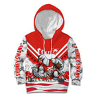 Personalised Sydney Swans ANZAC Kid Hoodie Military Remembrance Australian Football Mascot Camouflage