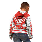 Personalised Sydney Swans ANZAC Kid Hoodie Military Remembrance Australian Football Mascot Camouflage
