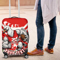 Personalised Sydney Swans ANZAC Luggage Cover Military Remembrance Australian Football Mascot Camouflage