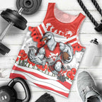 Personalised Sydney Swans ANZAC Men Tank Top Military Remembrance Australian Football Mascot Camouflage