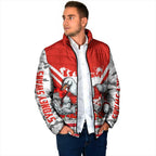Personalised Sydney Swans ANZAC Padded Jacket Military Remembrance Australian Football Mascot Camouflage