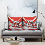 Personalised Sydney Swans ANZAC Pillow Cover Military Remembrance Australian Football Mascot Camouflage