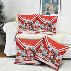Personalised Sydney Swans ANZAC Pillow Cover Military Remembrance Australian Football Mascot Camouflage