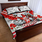 Personalised Sydney Swans ANZAC Quilt Bed Set Military Remembrance Australian Football Mascot Camouflage