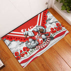 Personalised Sydney Swans ANZAC Rubber Doormat Military Remembrance Australian Football Mascot Camouflage