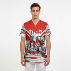 Personalised Sydney Swans ANZAC Scrub Top Military Remembrance Australian Football Mascot Camouflage