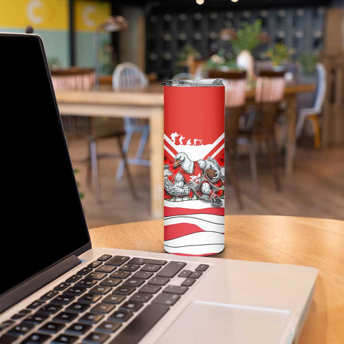 Personalised Sydney Swans ANZAC Skinny Tumbler Military Remembrance Australian Football Mascot Camouflage