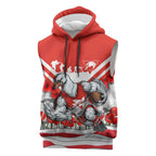 Personalised Sydney Swans ANZAC Sleeveless Hoodie Military Remembrance Australian Football Mascot Camouflage