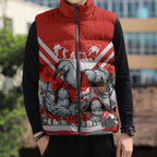 Personalised Sydney Swans ANZAC Sleeveless Puffer Jacket Military Remembrance Australian Football Mascot Camouflage