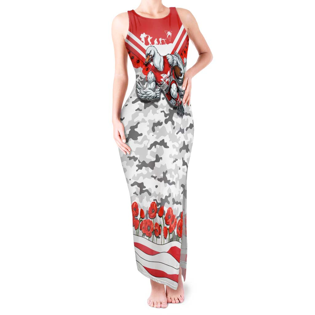 Personalised Sydney Swans ANZAC Tank Maxi Dress Military Remembrance Australian Football Mascot Camouflage