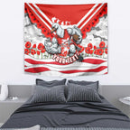 Personalised Sydney Swans ANZAC Tapestry Military Remembrance Australian Football Mascot Camouflage