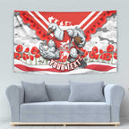 Personalised Sydney Swans ANZAC Tapestry Military Remembrance Australian Football Mascot Camouflage