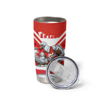 Personalised Sydney Swans ANZAC Tumbler Cup Military Remembrance Australian Football Mascot Camouflage