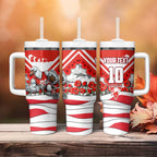 Personalised Sydney Swans ANZAC Tumbler With Handle Military Remembrance Australian Football Mascot Camouflage