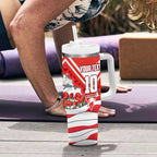 Personalised Sydney Swans ANZAC Tumbler With Handle Military Remembrance Australian Football Mascot Camouflage