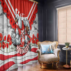 Personalised Sydney Swans ANZAC Window Curtain Military Remembrance Australian Football Mascot Camouflage