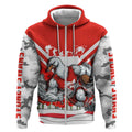 Personalised Sydney Swans ANZAC Zip Hoodie Military Remembrance Australian Football Mascot Camouflage