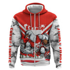 Personalised Sydney Swans ANZAC Zip Hoodie Military Remembrance Australian Football Mascot Camouflage