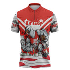 Personalised Sydney Swans ANZAC Zipper Polo Shirt Military Remembrance Australian Football Mascot Camouflage