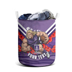 Personalised Fremantle Dockers ANZAC Laundry Basket Military Remembrance Australian Football Mascot Camouflage