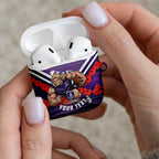 Personalised Fremantle Dockers ANZAC AirPods Case Military Remembrance Australian Football Mascot Camouflage