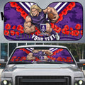 Personalised Fremantle Dockers ANZAC Auto Sun Shade Military Remembrance Australian Football Mascot Camouflage