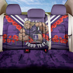 Personalised Fremantle Dockers ANZAC Back Car Seat Cover Military Remembrance Australian Football Mascot Camouflage