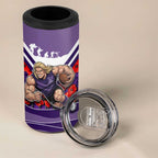 Personalised Fremantle Dockers ANZAC 4 in 1 Can Cooler Tumbler Military Remembrance Australian Football Mascot Camouflage