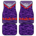 Personalised Fremantle Dockers ANZAC Car Mats Military Remembrance Australian Football Mascot Camouflage