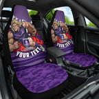 Personalised Fremantle Dockers ANZAC Car Seat Cover Military Remembrance Australian Football Mascot Camouflage