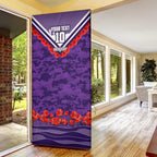 Personalised Fremantle Dockers ANZAC Door Cover Military Remembrance Australian Football Mascot Camouflage