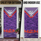 Personalised Fremantle Dockers ANZAC Door Cover Military Remembrance Australian Football Mascot Camouflage