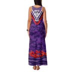 Personalised Fremantle Dockers ANZAC Family Matching Tank Maxi Dress and Hawaiian Shirt Military Remembrance Australian Football Mascot Camouflage