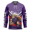 Personalised Fremantle Dockers ANZAC Hockey Jersey Military Remembrance Australian Football Mascot Camouflage