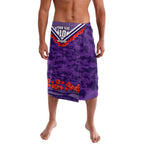 Personalised Fremantle Dockers ANZAC Lavalava Military Remembrance Australian Football Mascot Camouflage