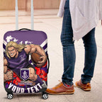 Personalised Fremantle Dockers ANZAC Luggage Cover Military Remembrance Australian Football Mascot Camouflage